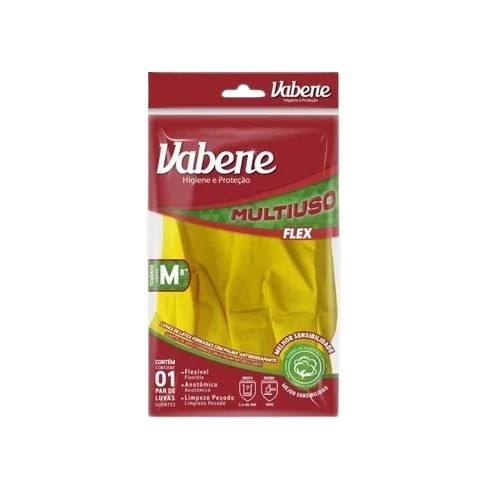 LUVA MULTIUSO AMARELA VABENE TAMANHO M
