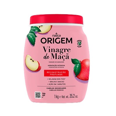 CREME CABELO ORIGEM 1 KG VINAGRE DE MACA