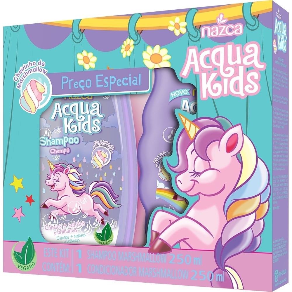 KIT SH + COND. ACQUA KIDS 250ML MARSH