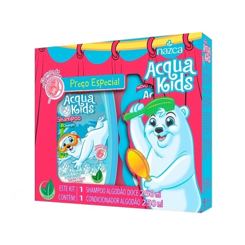 KIT SH + COND. ACQUA KIDS 250ML ALG DOCE