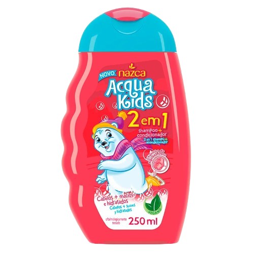 SHAMPOO ACQUA KIDS 250ML 2 EM 1 ALG DOCE
