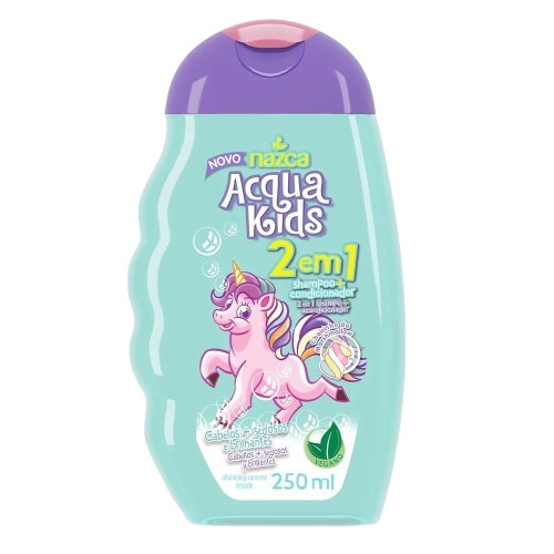 SHAMPOO ACQUA KIDS 250ML 2 EM 1 MARSH