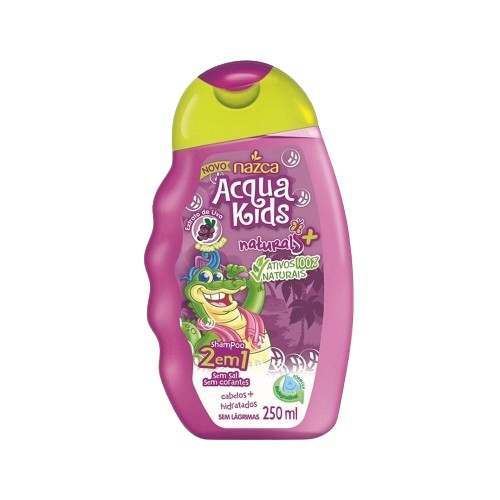 SHAMPOO ACQUA KIDS 250ML 2 EM 1 ALO VG