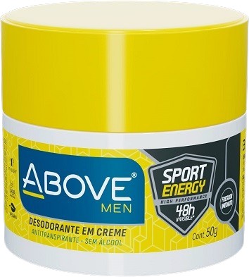 DESOD ABOVE CREME MEN SPORT ENERGY 50 G