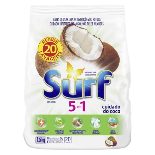 SABAO EM PO 1.6K SURF CUIDADO COCO SACHE