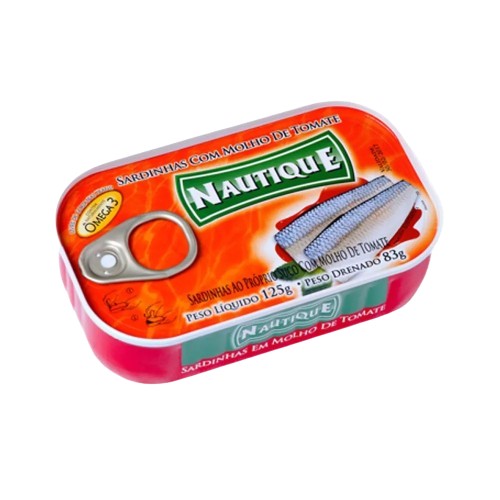SARDINHA LATA TOMATE NAUTIQUE 125 G