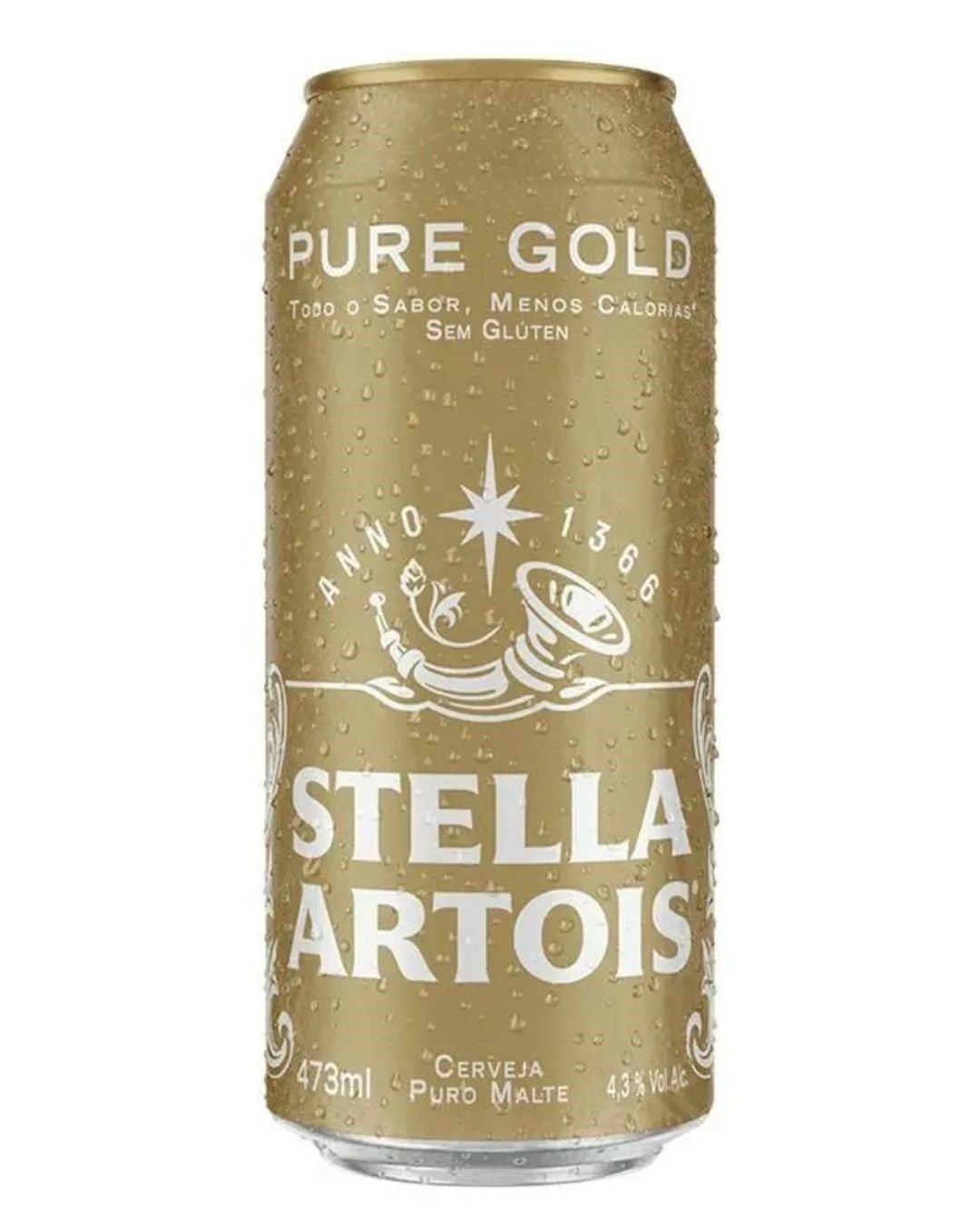 CERVEJA STELLA PURE GOLD LATA 473 ML