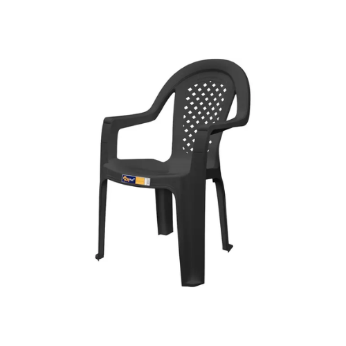 POLTRONA JACARECICA PRETA SOLPLAST