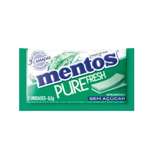 CHICLETE MENTOS  SPEARMINT 8,5 G