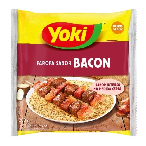 FAROFA PRONTA BACON YOKI 200G