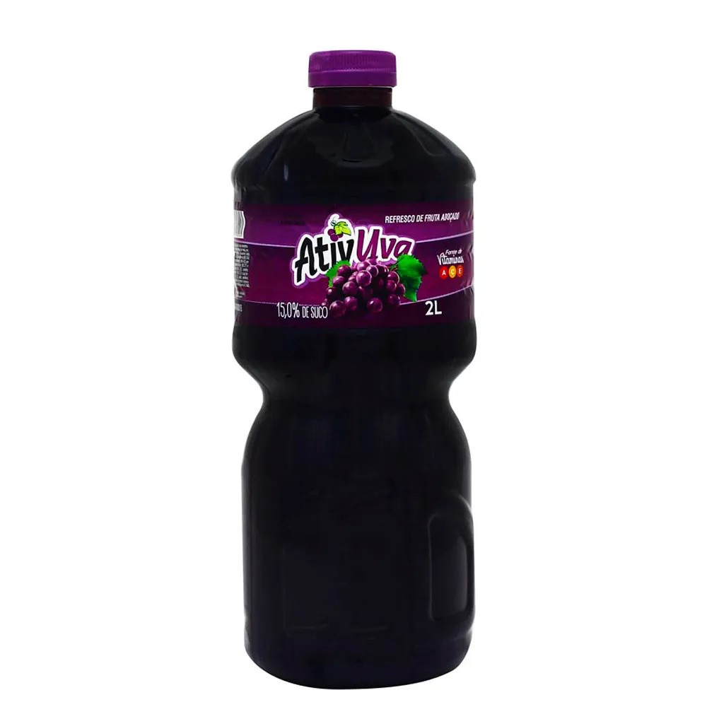 REFRES SUCO ATIV 2 L UVA