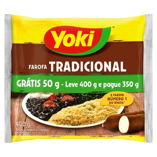 FAROFA PRONTA TRAD YOKI 400G PROMOPACK
