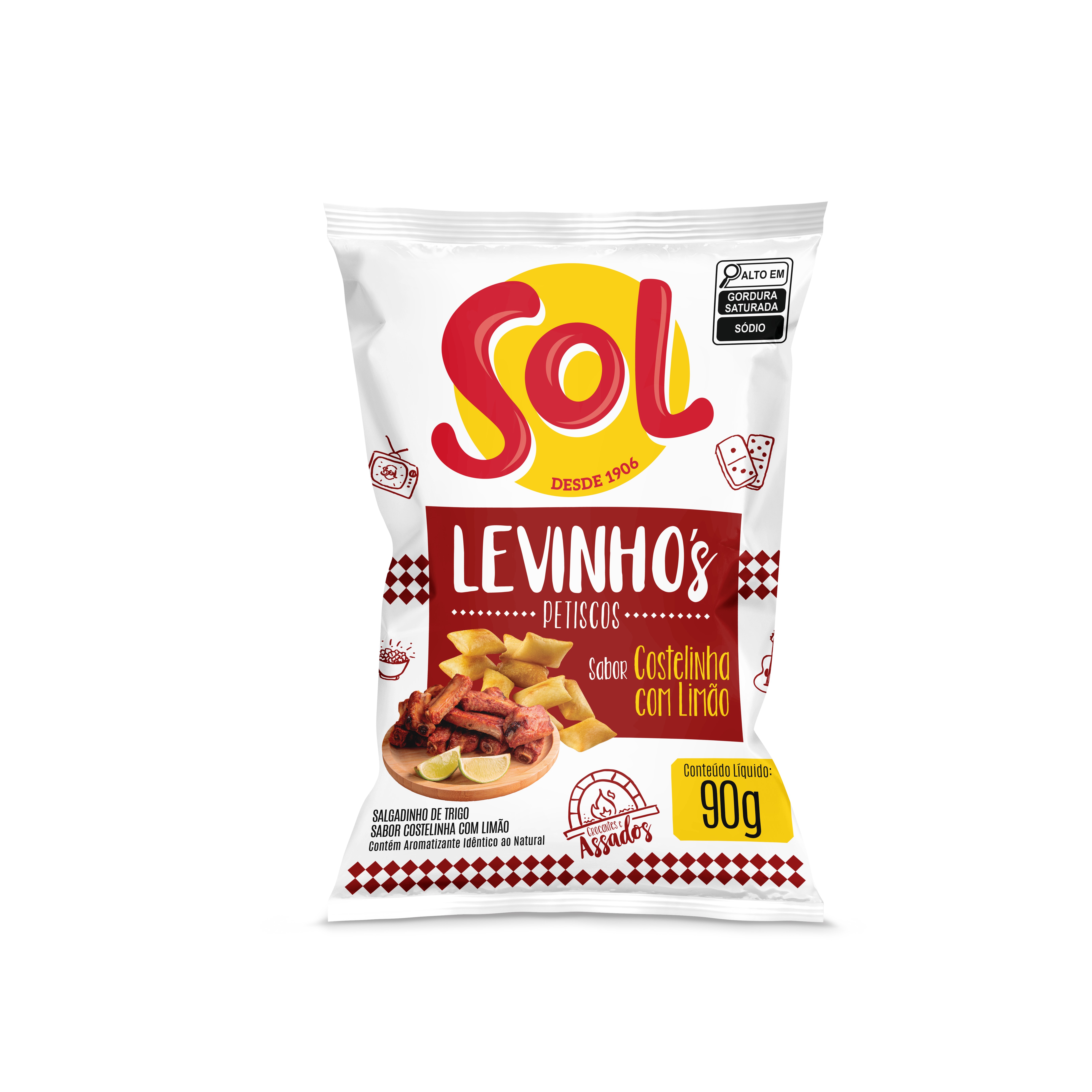 JM SALGADINHO LEVINHOS 50 G COST/LIMAO