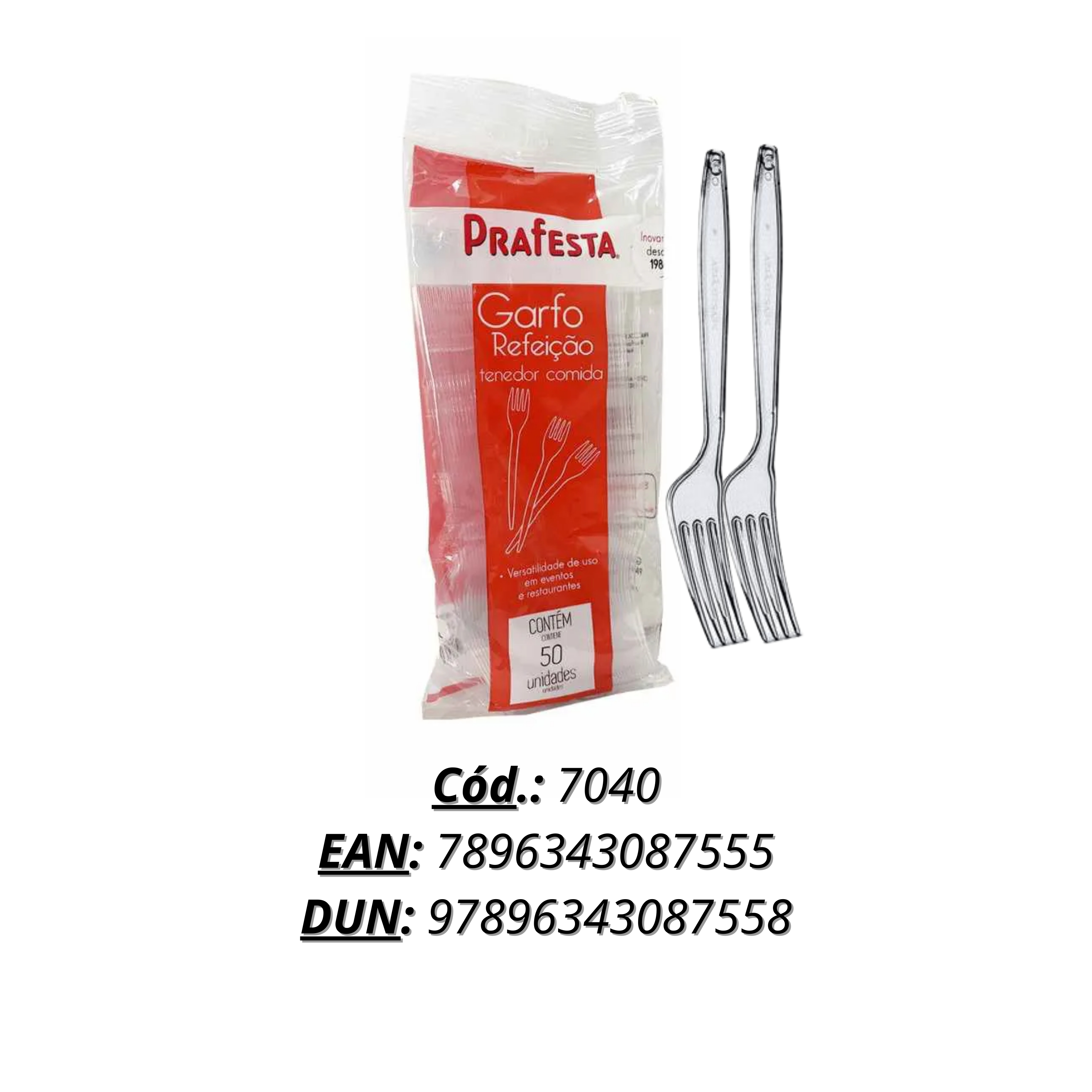 PF GARFO REFEICAO CRISTAL C50 7040