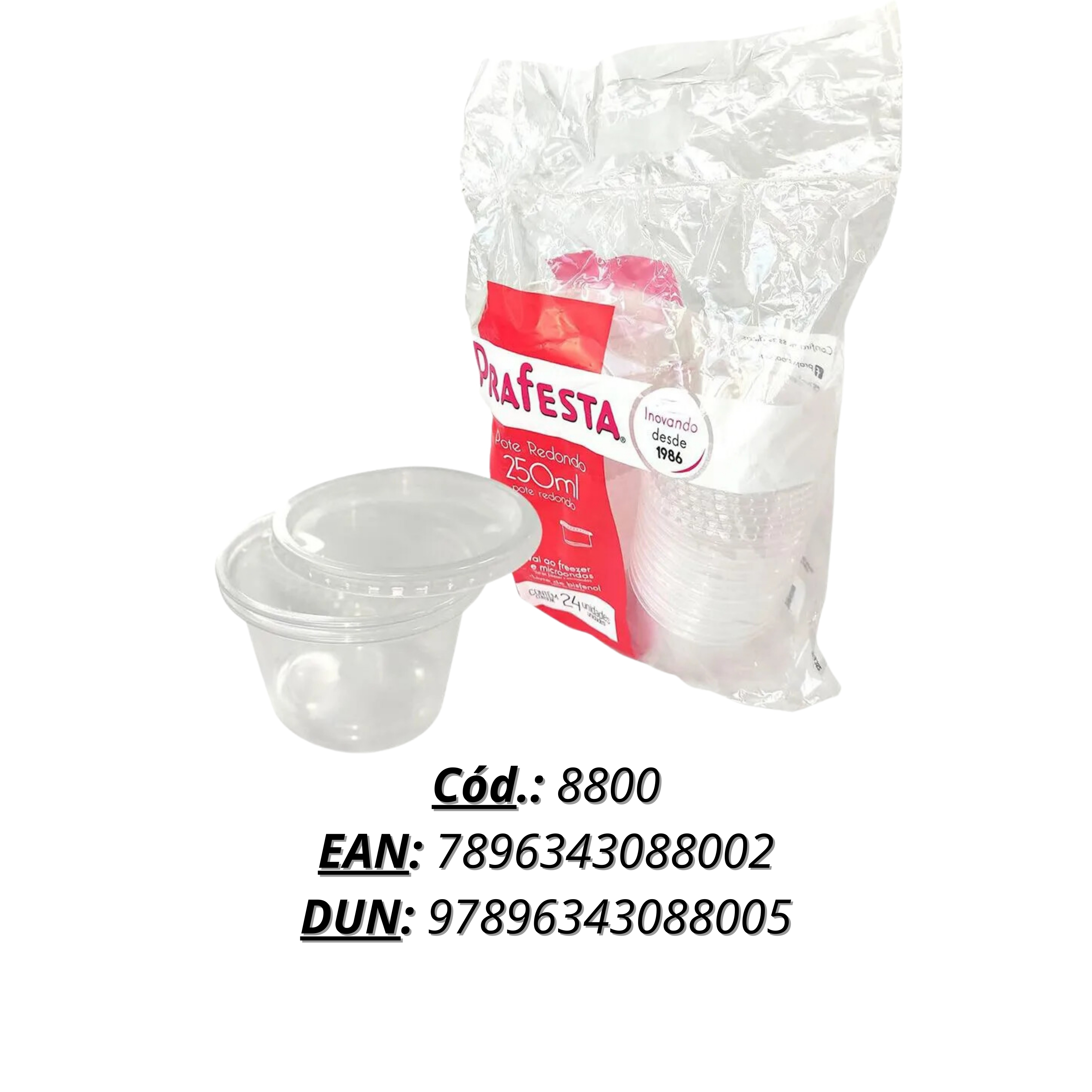PF POTE REDONDO 250 ML LACRE C125 8800