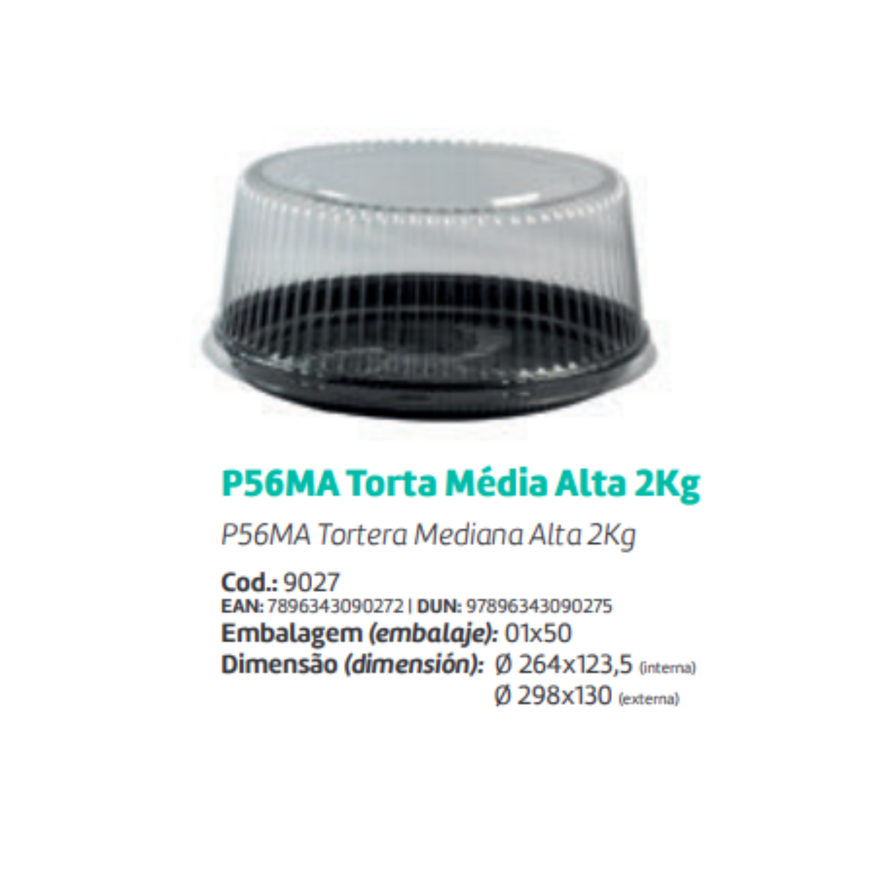 PF FORMA TORTA 2 KG P56 M A C50 9027