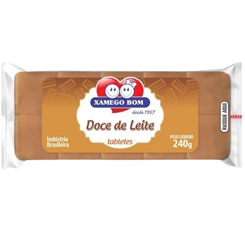 DOCE DE LEITE TABLETE XAMEGO 240 G