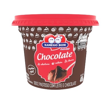 DOCE DE LEITE E CHOCO PAST XAMEGO 400 G