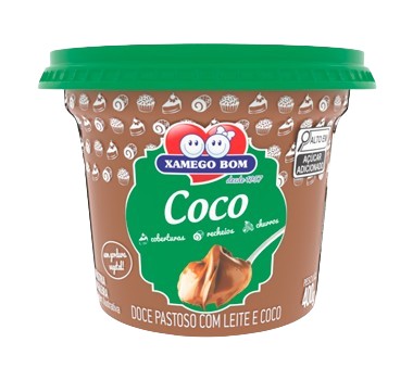 DOCE DE LEITE E COCO PAST XAMEGO 400 G