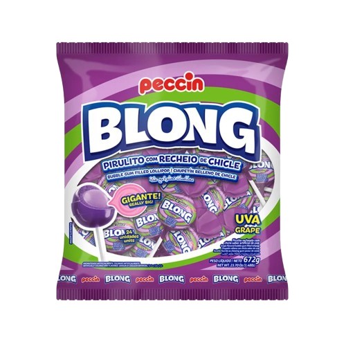 PIRULITO PECCIN BLONG UVA DO AMOR 480 G
