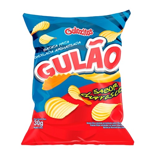 CHIPS BATATA GULAO 30 G CHURRASCO