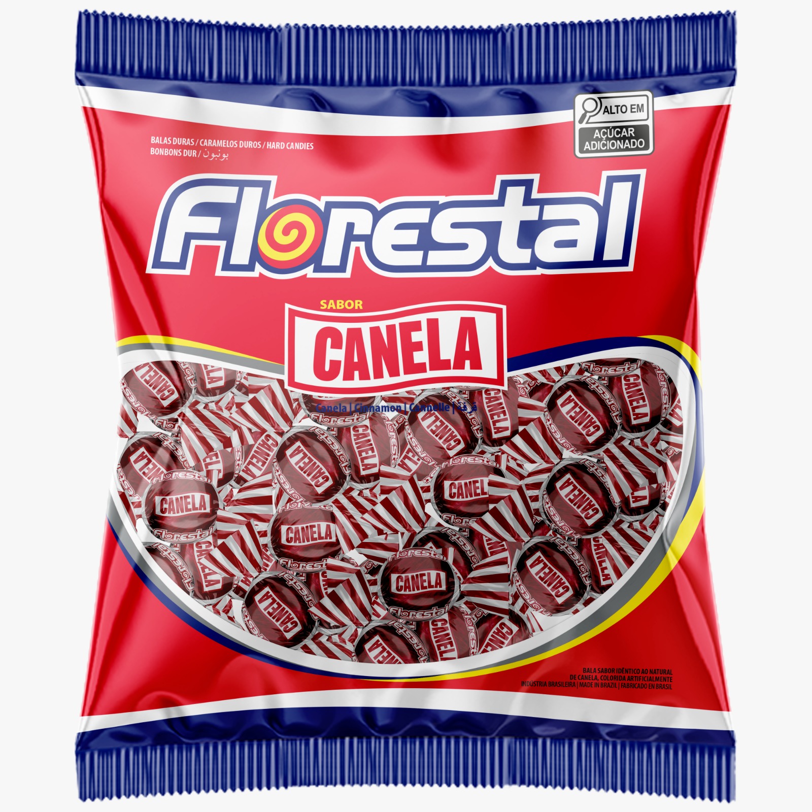BALA BOLINHA CANELA FLORESTAL 500 G
