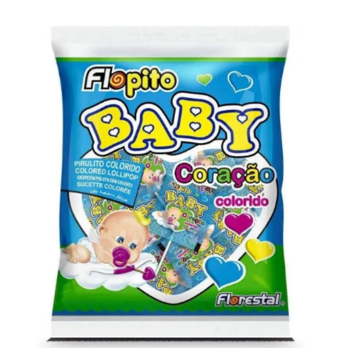 PIRULITO FLOR. BABY CORACAO COLORID 200G