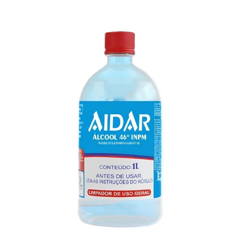 ALCOOL HIDRATADO AIDAR 46° PET 1 L