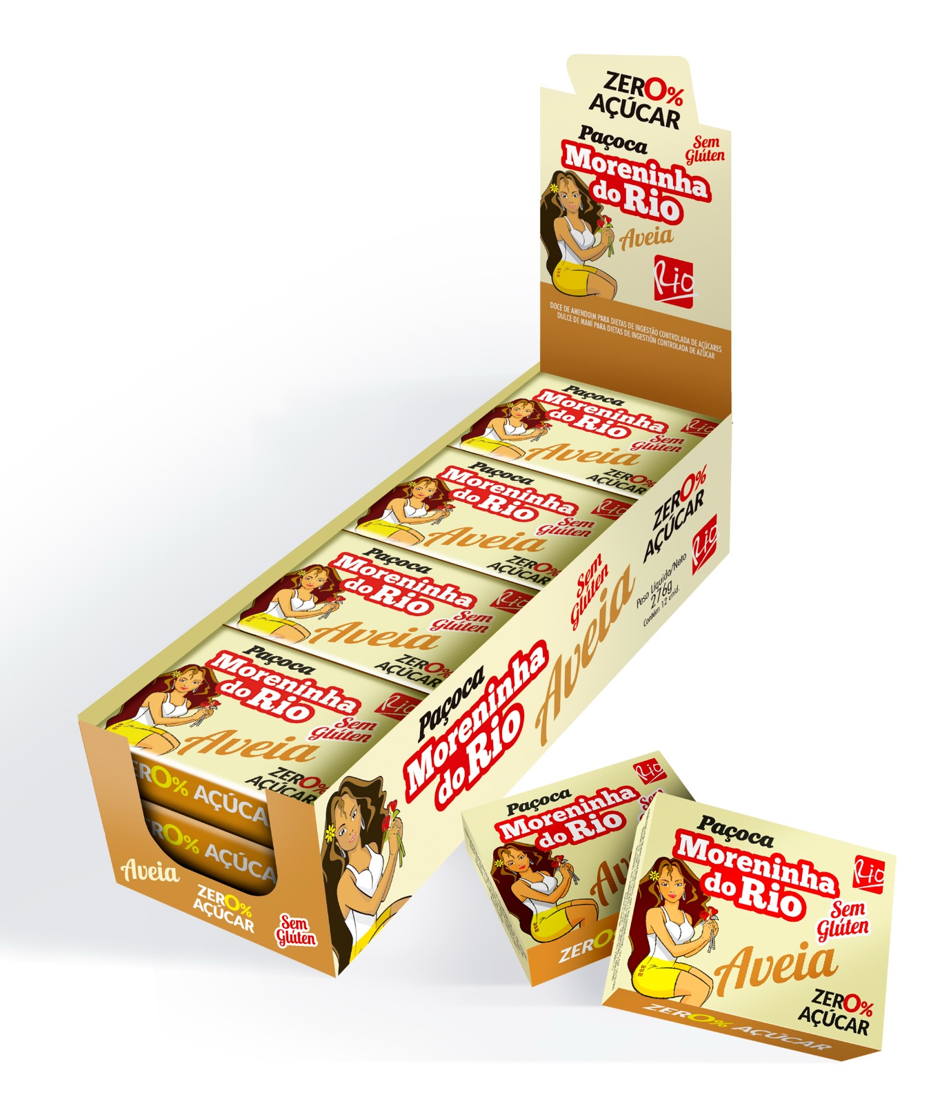 PACOCA MORENINHA RETANG ZERO AVEI 12X23G