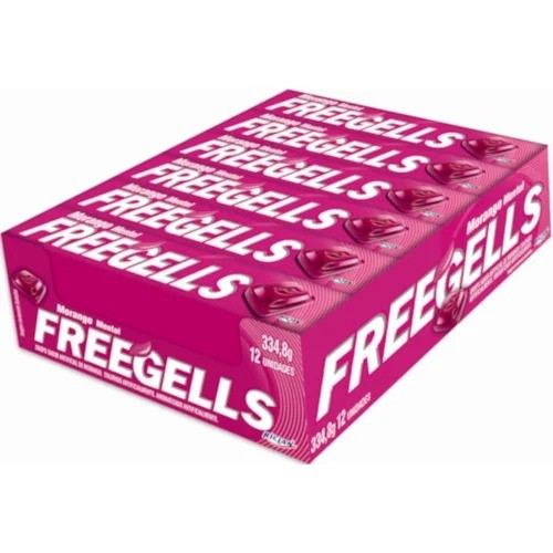 DROPS FREEGELLS PLAY MORANGO 27,9 G