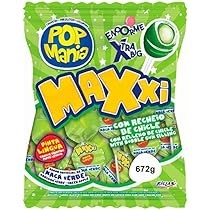PIRULITO POP MANIA MAXXI MACA VERD 672 G