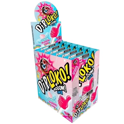PIRULITO DIP LOKO EXPLOS ALG DOCE 11G