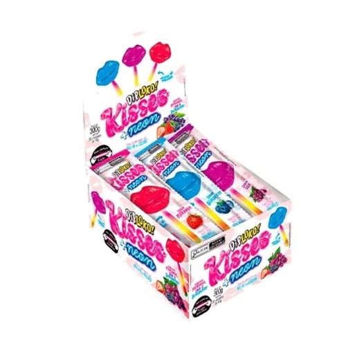 PIRULITO DIP LOKO NEON KISSES 10G