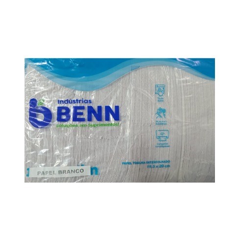 PAPEL TOALHA INT. BRAN 19,5X20 BENN 600F