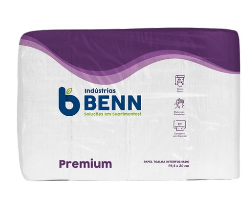 PAPEL TOALHA INT. LUXO 19,5X20 BENN 600F