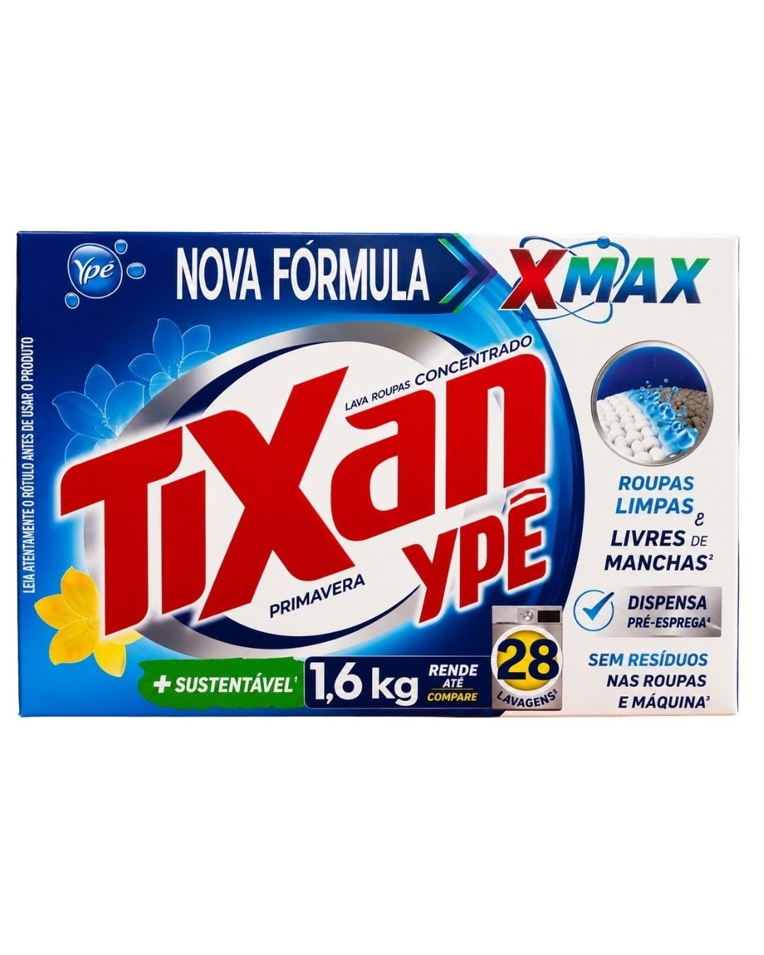 YPE LAVA ROUPAS TIXAN 1,6KG PRIMAV