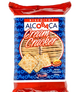 BISCOITO ALCOBACA 400 G CREAM CRACKER
