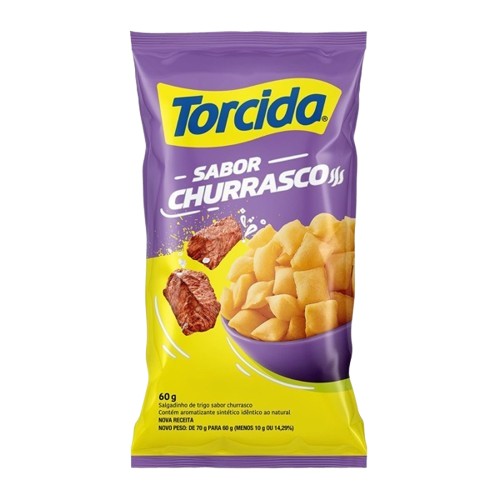 SALGADINHO TORCIDA 60 G CHURRASCO