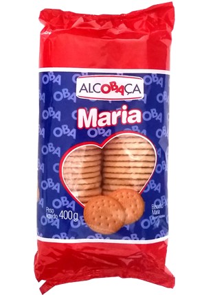 BISCOITO ALCOBACA 400 G MARIA