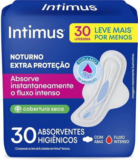 ABS. INTIMUS NOTURNO SECA C/ABAS 30 UN