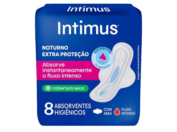 ABS. INTIMUS NOTURNO SECA C/ABAS 8 UN