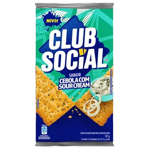BISCOITO CLUB SOCIAL CEBOLA 141 G