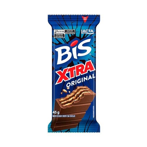 CHOCOLATE BIS LACTA XTRA AO LEITE 45 G