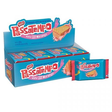 MINI WAFER PASSATEMPO RECHE MOR 20 G