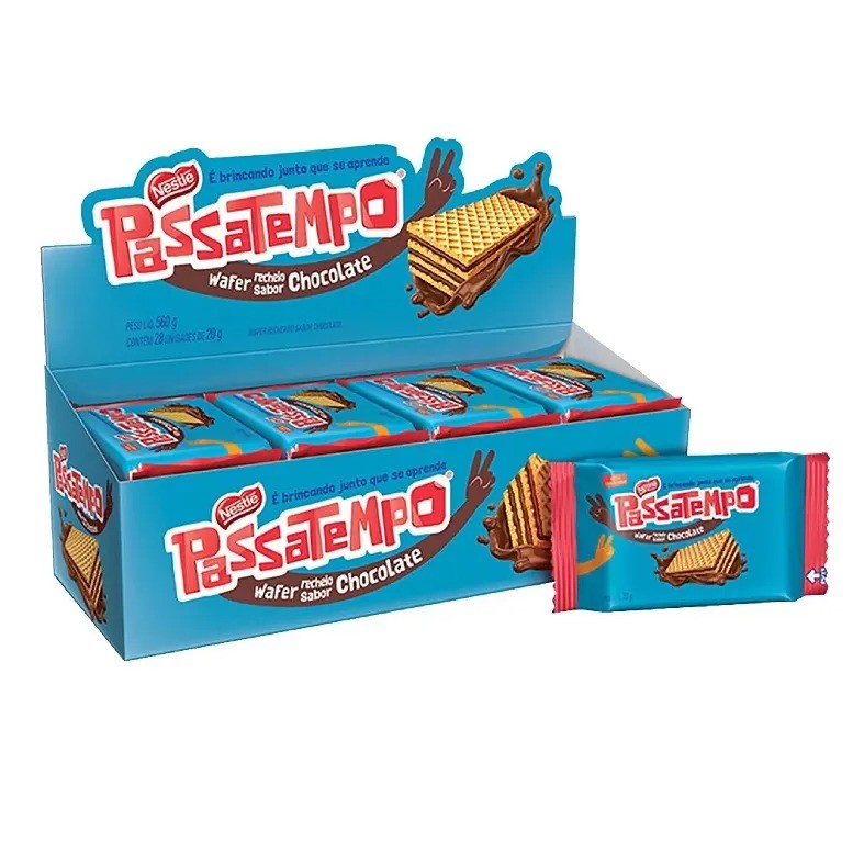 MINI WAFER PASSATEMPO RECHE CHOCO 20 G