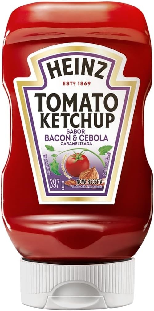 CATCHUP HEINZ 397G BACON E CEBOLA