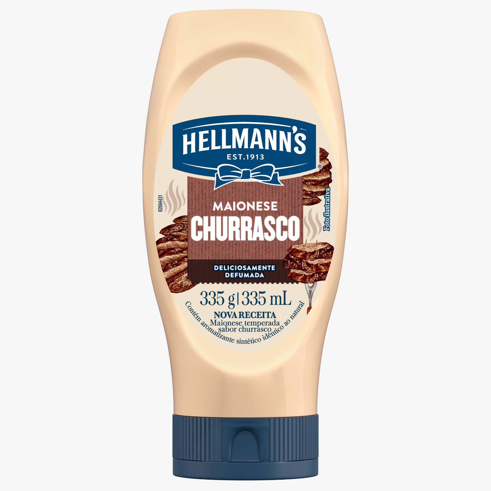 MAIONESE HELLMANNS 335G CHURRASCO