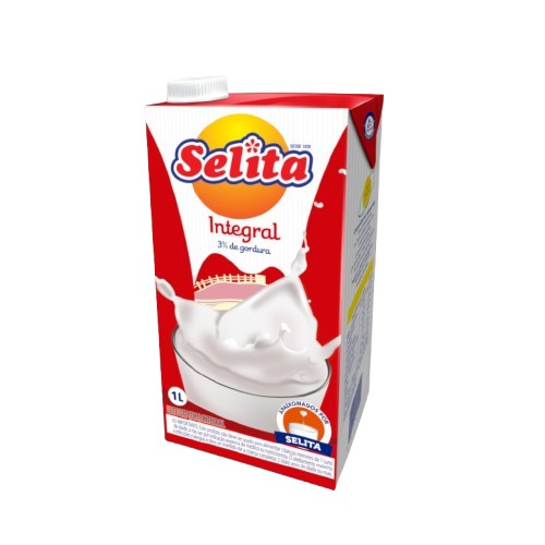 LEITE SELITA INTEGRAL C/ TAMPA 1 L