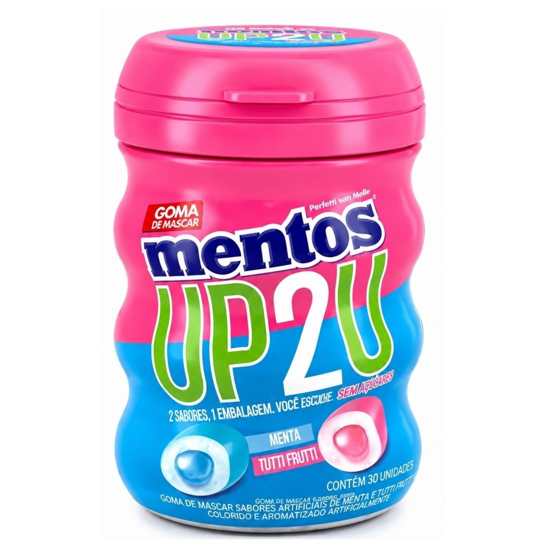 MENTOS GOMA GARRAFINHA  UP2U 56G