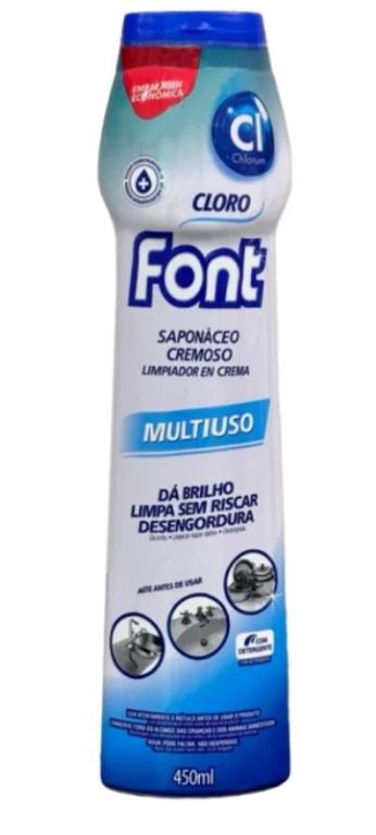 SAPONACEO CREMOSO FONT CLORO 450 ML